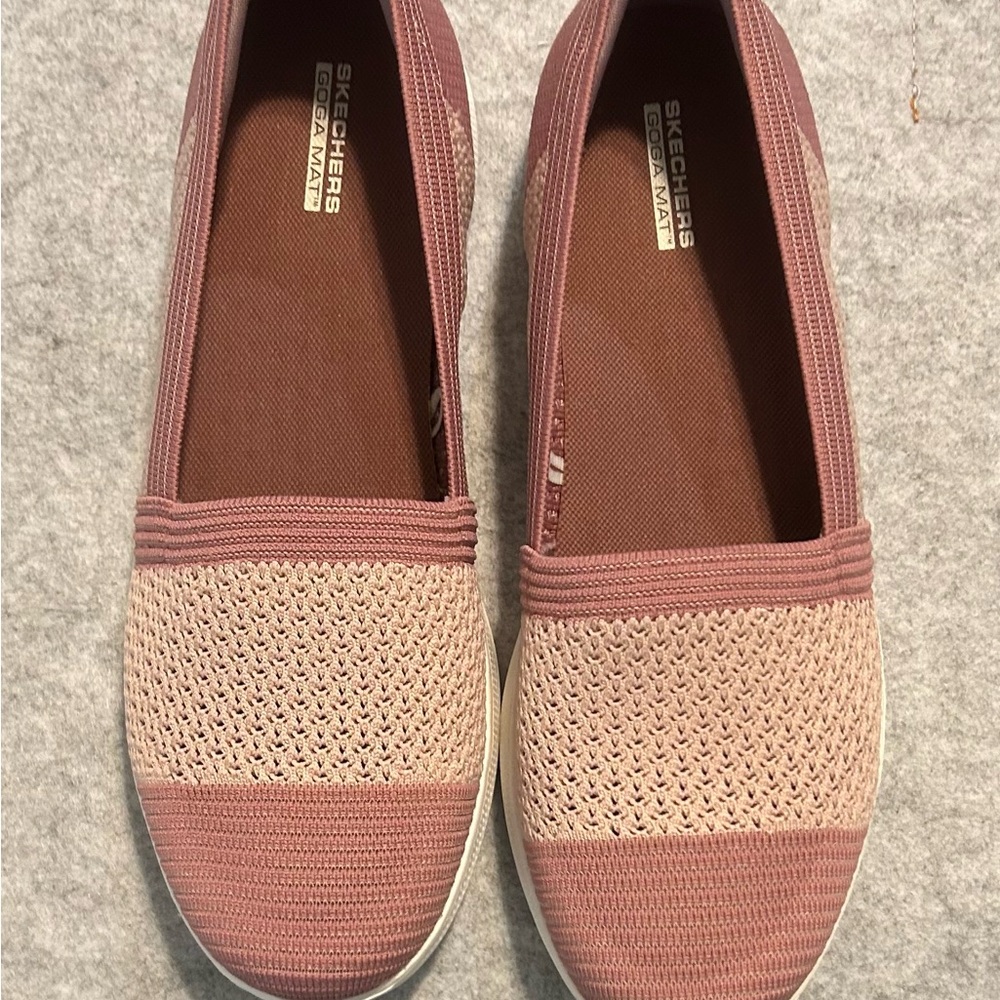 Skechers Women's Mauve Slip-On Flats